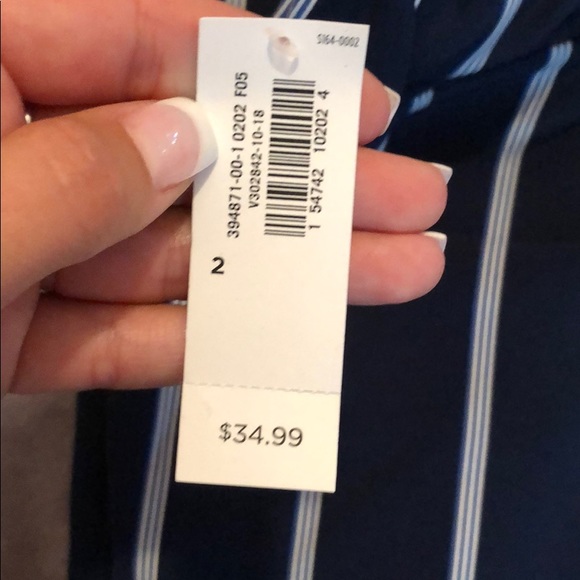 Blue striped pants - Picture 3 of 3